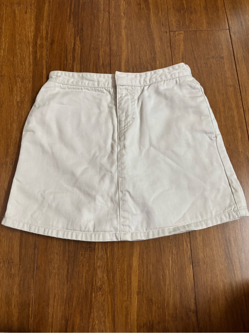 Gap Girls Light Cream Skort with Pockets Size 6